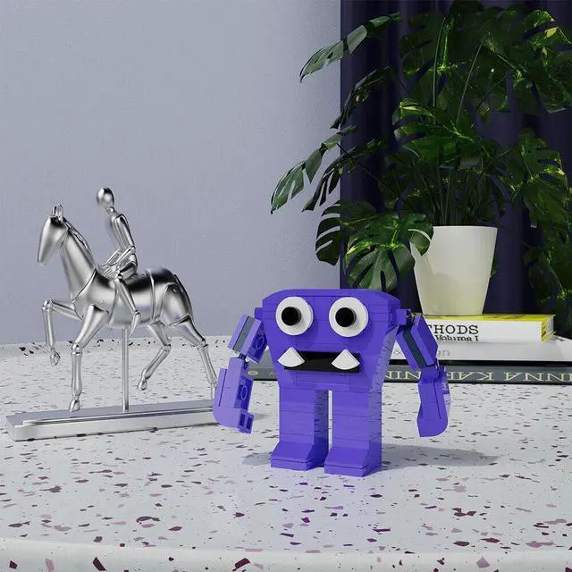 Alt view image 5 of 7 - ZITIANYOUBUILD Tiny Purple Monster Captain Building Toys 59 Pieces Building Toys Set MOC