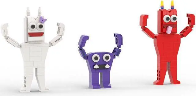 Alt view image 7 of 7 - ZITIANYOUBUILD Tiny Purple Monster Captain Building Toys 59 Pieces Building Toys Set MOC