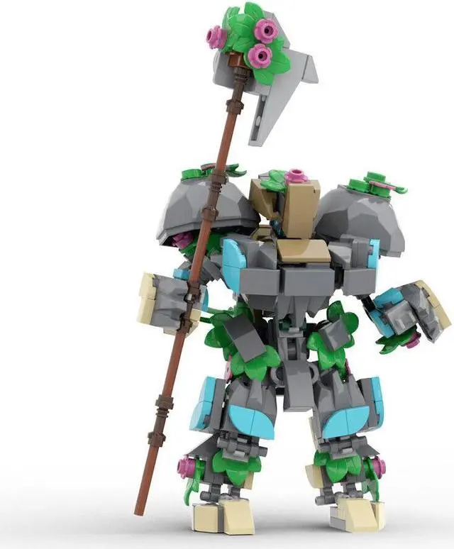Alt view image 3 of 7 - ZITIANYOUBUILD Forest Defender Robot Mech 283 Pieces Building Toys Set MOC