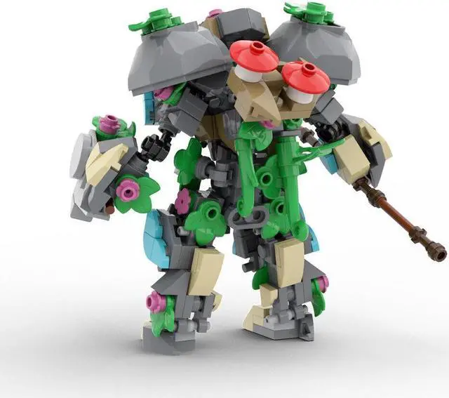 Alt view image 2 of 7 - ZITIANYOUBUILD Forest Defender Robot Mech 283 Pieces Building Toys Set MOC
