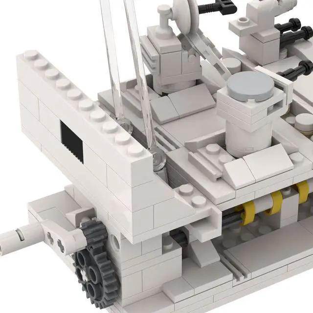 Alt view image 5 of 5 - ZITIANYOUBUILD The Most Famous Battle Scene Howth Model with Shuttle Machine from Star Wars 615 Parts for Collection 100% Compatible with LEGO Brand New and High Quality