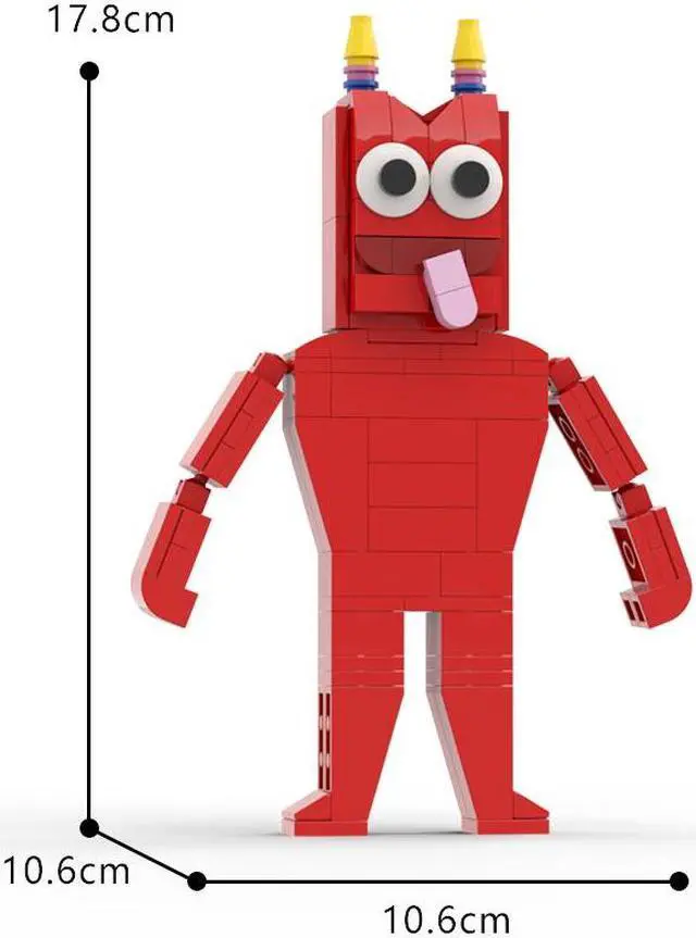 Alt view image 3 of 7 - ZITIANYOUBUILD Kindergarten Red Monster Model 134 Pieces from Horror Game MOC