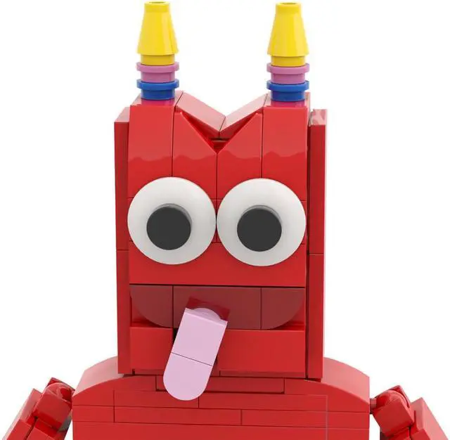 Alt view image 4 of 7 - ZITIANYOUBUILD Kindergarten Red Monster Model 134 Pieces from Horror Game MOC