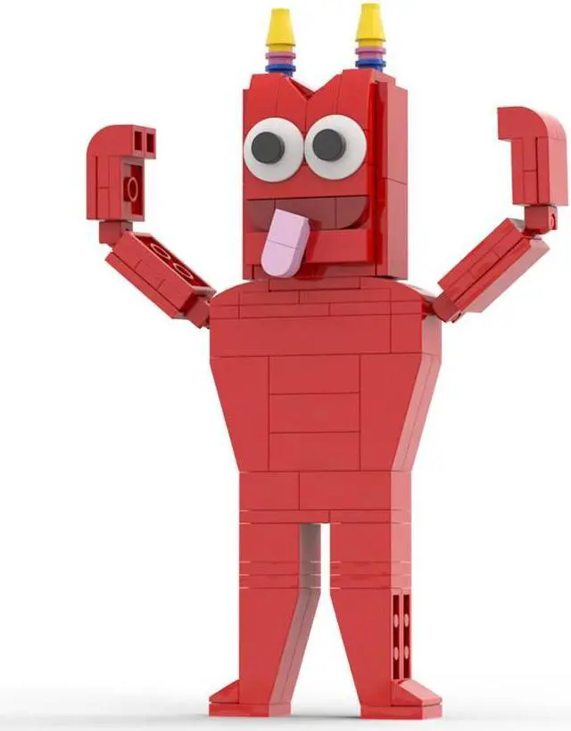 Alt view image 5 of 7 - ZITIANYOUBUILD Kindergarten Red Monster Model 134 Pieces from Horror Game MOC