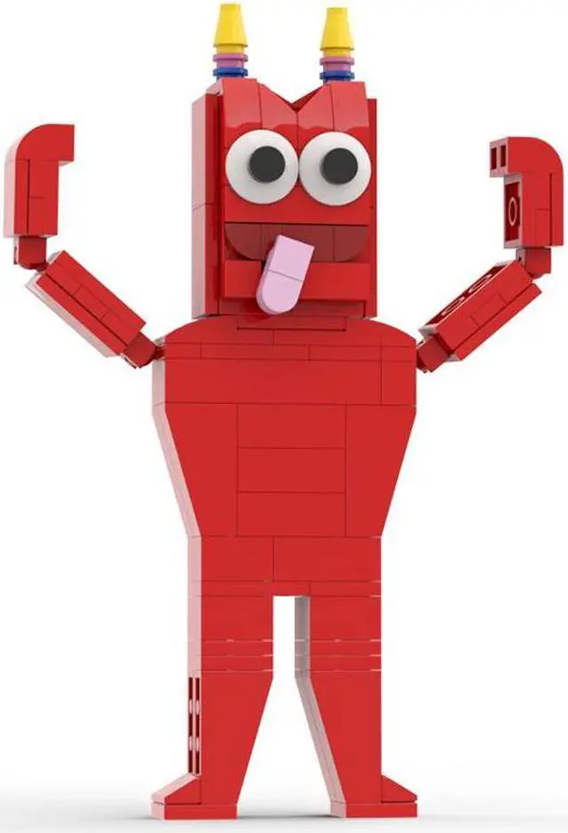 Alt view image 6 of 7 - ZITIANYOUBUILD Kindergarten Red Monster Model 134 Pieces from Horror Game MOC