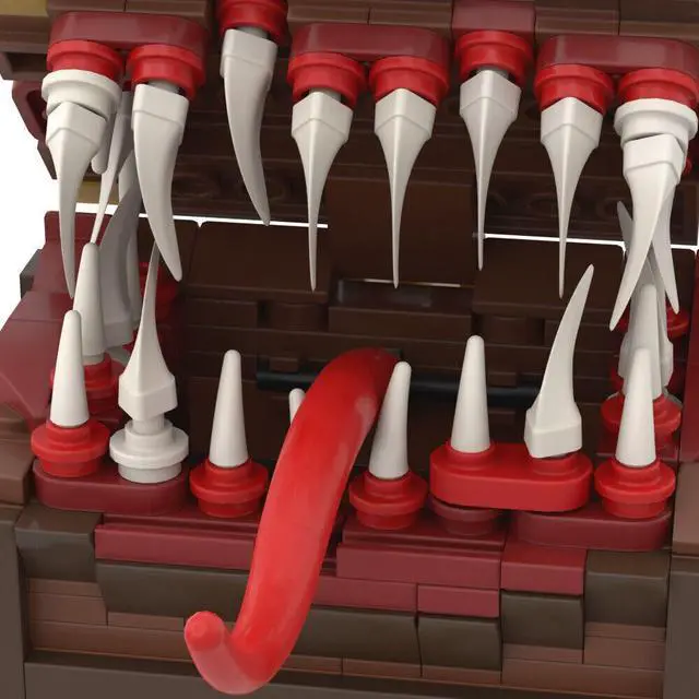 Alt view image 5 of 7 - ZITIANYOUBUILD Mimic Chest Game Monster from Film 330 Pieces Building Toys Set MOC