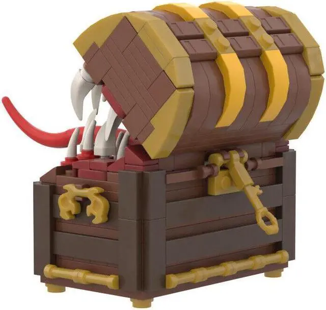 Alt view image 4 of 7 - ZITIANYOUBUILD Mimic Chest Game Monster from Film 330 Pieces Building Toys Set MOC