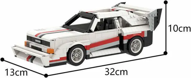 Alt view image 2 of 4 - ZITIANYOUBUILD MOC-61951 Hill-climbing Racecar with Interior & Opening Doors 1306 Pieces MOC