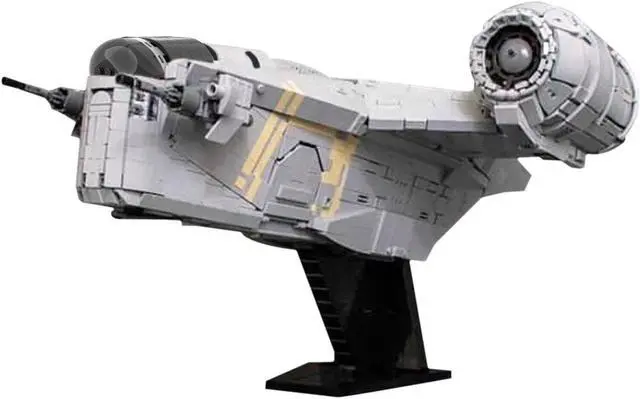 Alt view image 3 of 6 - ZITIANYOUBUILD Spacecraft Spaceship Toys Set with Cockpit and Stand 4888 Pieces MOC