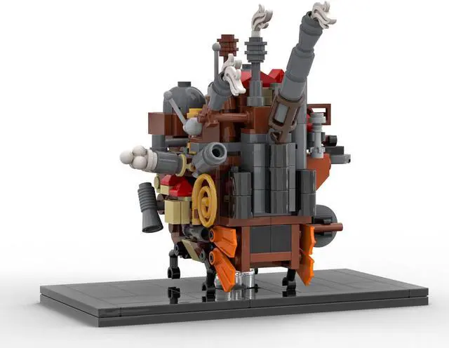 Alt view image 6 of 7 - ZITIANYOUBUILD A Castle Tiny Version 272 Pieces from Film about Moving for Kids MOC