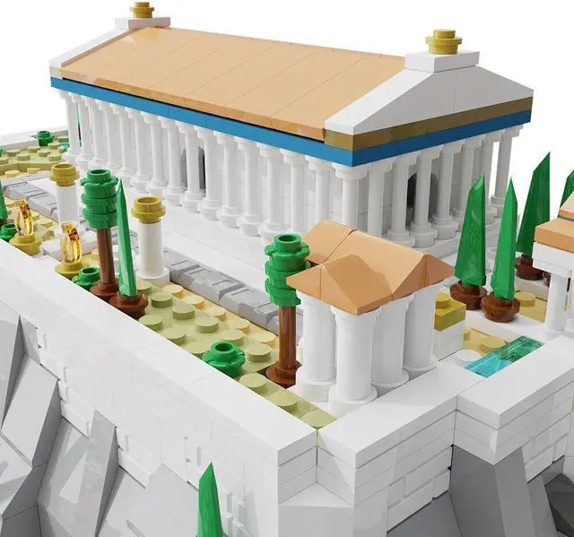 Alt view image 7 of 7 - ZITIANYOUBUILD MOC-117805 Acropolis of Athens Ancient Citadel 1940 Pieces for Adults 100% Compatible with LEGO Brand New and High Quality