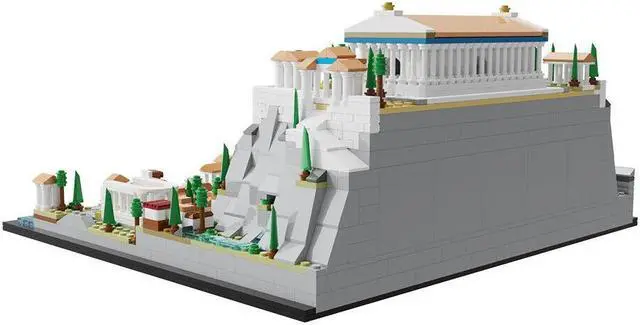 Alt view image 5 of 7 - ZITIANYOUBUILD MOC-117805 Acropolis of Athens Ancient Citadel 1940 Pieces for Adults 100% Compatible with LEGO Brand New and High Quality