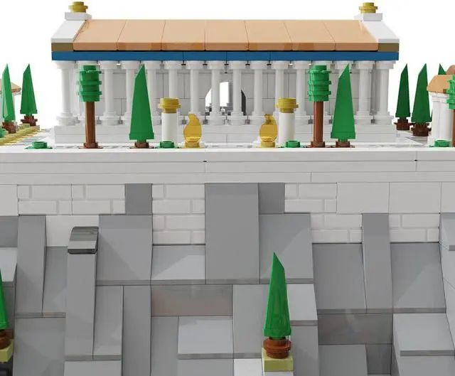 Alt view image 6 of 7 - ZITIANYOUBUILD MOC-117805 Acropolis of Athens Ancient Citadel 1940 Pieces for Adults 100% Compatible with LEGO Brand New and High Quality