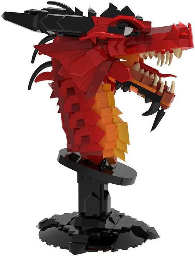 Alt view image 2 of 7 - ZITIANYOUBUILD Chixiao Red Dragon Model Building Toys Set 762 Pieces for Kids MOC