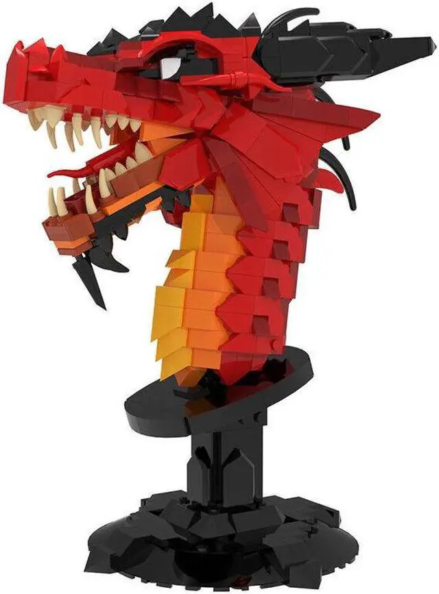 Alt view image 3 of 7 - ZITIANYOUBUILD Chixiao Red Dragon Model Building Toys Set 762 Pieces for Kids MOC