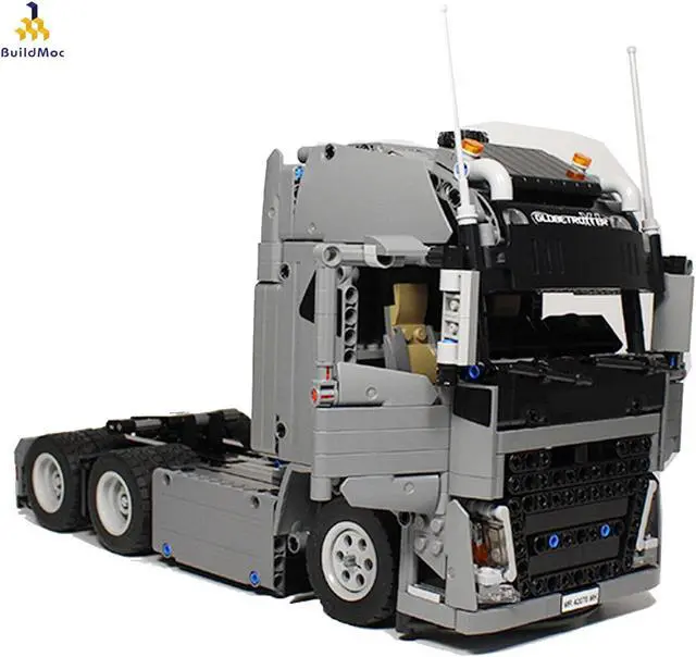 Main image of ZITIANYOUBUILD MOC-37849 FH Cab Tractor Truck with HOG Steering 1073 Pieces Building Toys Set MOC