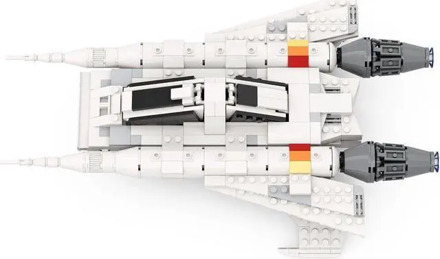 Alt view image 2 of 7 - ZITIANYOUBUILD MOC-48610 Space Fighter Ship Toys Set 548 Pieces for Collection Building Toys MOC