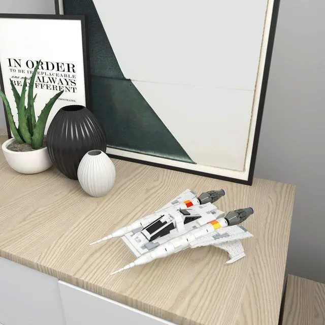 Alt view image 5 of 7 - ZITIANYOUBUILD MOC-48610 Space Fighter Ship Toys Set 548 Pieces for Collection Building Toys MOC