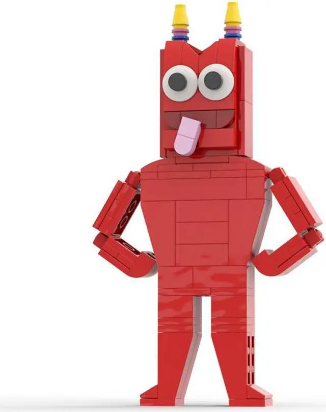 Alt view image 2 of 7 - ZITIANYOUBUILD Kindergarten Red Monster Model 134 Pieces from Horror Game MOC