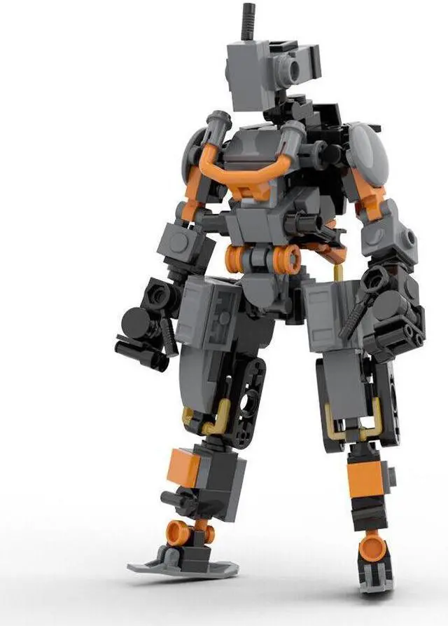 Alt view image 3 of 6 - ZITIANYOUBUILD Mini Robot Warrior Building Blocks Toys Set 162 Pieces for Kids MOC