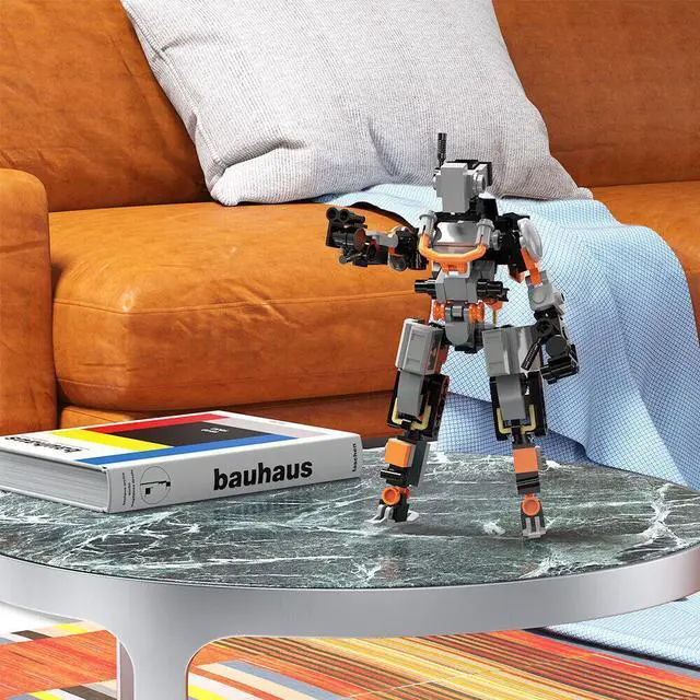 Alt view image 5 of 6 - ZITIANYOUBUILD Mini Robot Warrior Building Blocks Toys Set 162 Pieces for Kids MOC