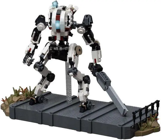 Main image of ZITIANYOUBUILD Mecha Robot with Stand from Shooting Game Building Toys 1228 Pieces MOC