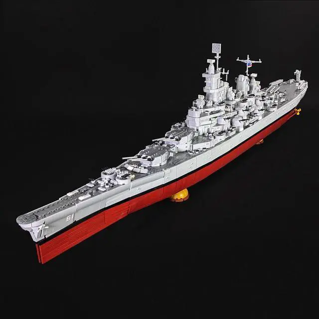 Alt view image 2 of 7 - ZITIANYOUBUILD Lead Ship The Fourth Battleship Named after A State 8042 Pieces MOC