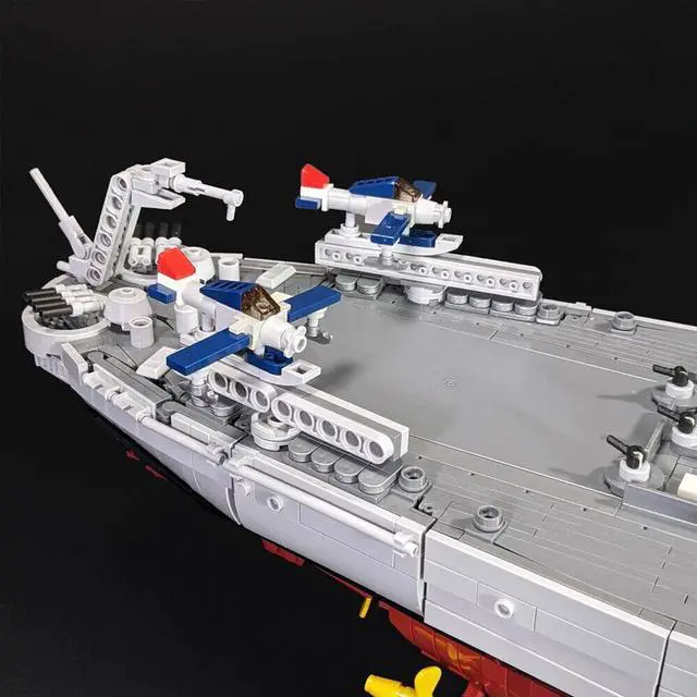 Alt view image 6 of 7 - ZITIANYOUBUILD Lead Ship The Fourth Battleship Named after A State 8042 Pieces MOC