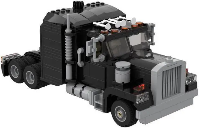 Alt view image 3 of 5 - ZITIANYOUBUILD MOC-65400 Mobile Unit Semi Truck and Trailer from Movie 2081 Pieces MOC