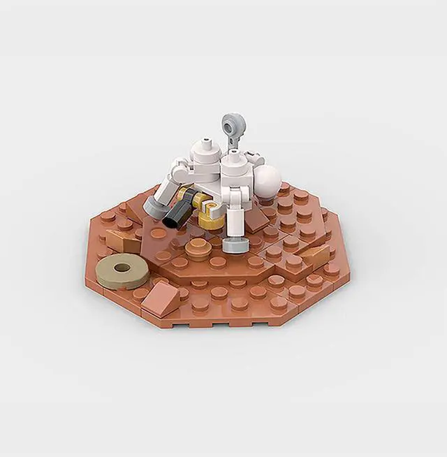 Alt view image 3 of 4 - ZITIANYOUBUILD MOC-61281 Titan IIIE Centaur 1 110 Scale Launch Vehicle Model with Landers 909 Pieces Toys Set for Adults 100% Compatible with LEGO Brand New and High Quality