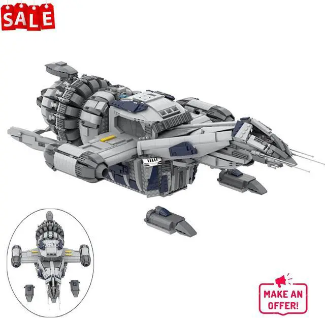 Alt view image 3 of 7 - ZITIANYOUBUILD MOC-12777 Spaceship Model 3811 Pieces Building Blocks Toys Set from Movie MOC