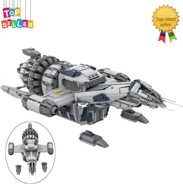 Alt view image 2 of 7 - ZITIANYOUBUILD MOC-12777 Spaceship Model 3811 Pieces Building Blocks Toys Set from Movie MOC