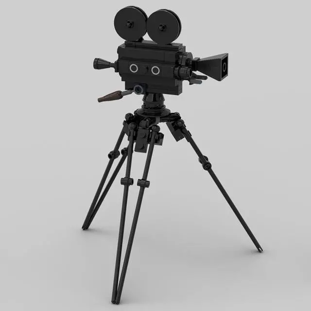 Alt view image 3 of 3 - ZITIANYOUBUILD MOC-21947 Old-Fashioned Movie Camera 94 Pieces 100% Compatible Building Toys MOC