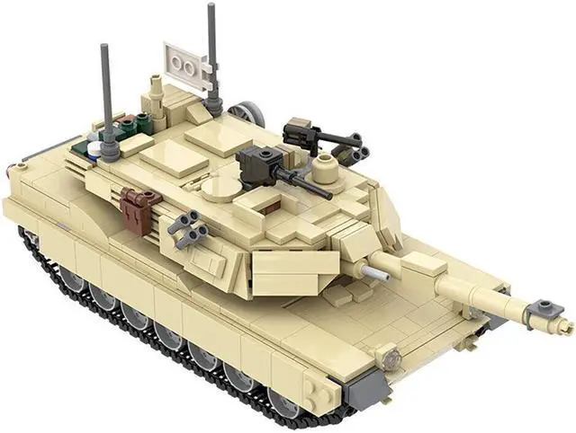 Main image of ZITIANYOUBUILD MOC-36237 A Minifig-scale Model Tank with Full Interior 972 Pieces Building Set MOC