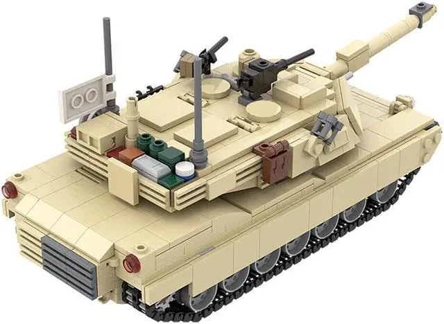 Alt view image 5 of 5 - ZITIANYOUBUILD MOC-36237 A Minifig-scale Model Tank with Full Interior 972 Pieces Building Set MOC