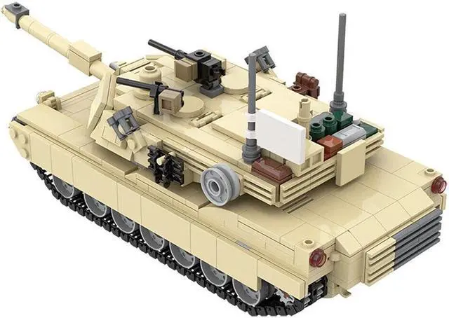 Alt view image 3 of 5 - ZITIANYOUBUILD MOC-36237 A Minifig-scale Model Tank with Full Interior 972 Pieces Building Set MOC