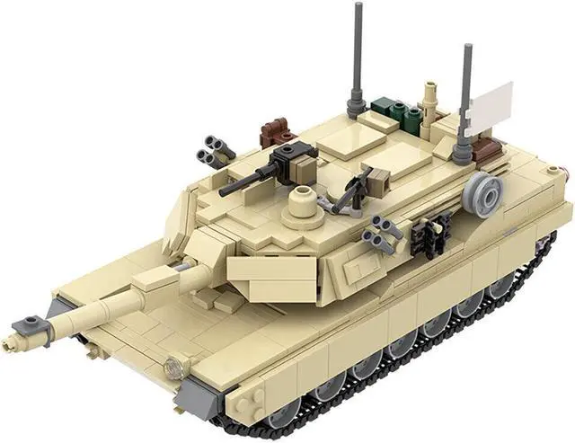 Alt view image 4 of 5 - ZITIANYOUBUILD MOC-36237 A Minifig-scale Model Tank with Full Interior 972 Pieces Building Set MOC