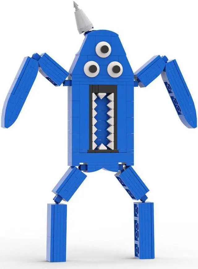 Alt view image 4 of 7 - ZITIANYOUBUILD 3-in-1 Game Monster with Yellow Snail, Blue Spider 444 Pieces MOC