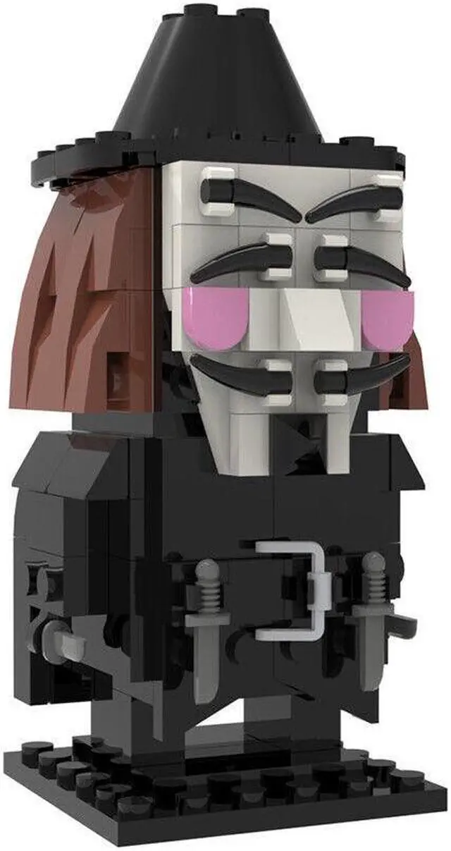 Alt view image 2 of 7 - ZITIANYOUBUILD Movie Protagonist V Character 144 Pieces Building Toys Set MOC