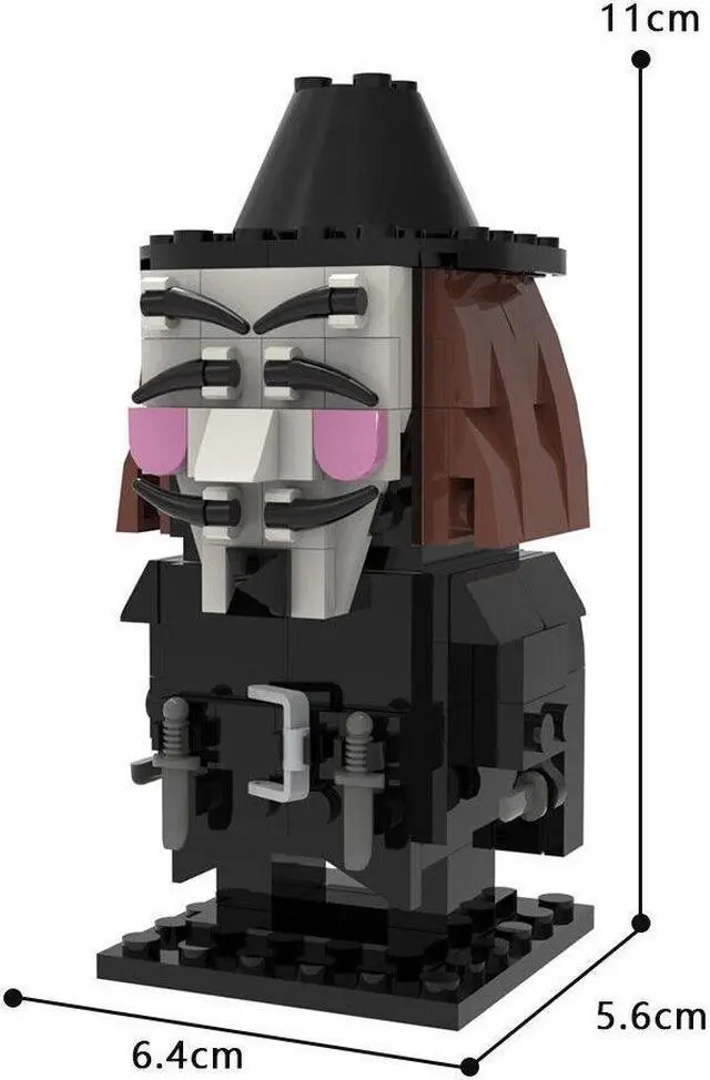 Alt view image 7 of 7 - ZITIANYOUBUILD Movie Protagonist V Character 144 Pieces Building Toys Set MOC