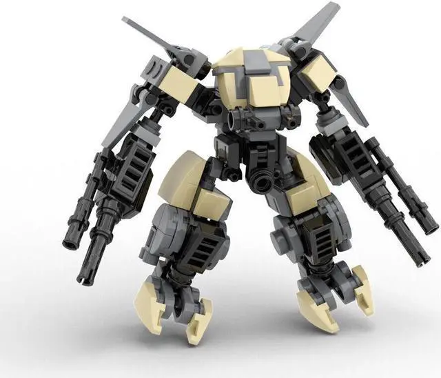 Alt view image 2 of 6 - ZITIANYOUBUILD Battling Military Armor Mech Robot 176 Pieces from Video Game MOC