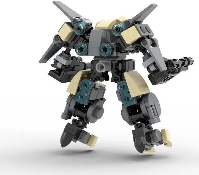 Alt view image 4 of 6 - ZITIANYOUBUILD Battling Military Armor Mech Robot 176 Pieces from Video Game MOC