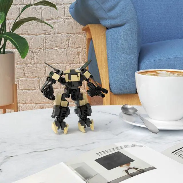 Alt view image 6 of 6 - ZITIANYOUBUILD Battling Military Armor Mech Robot 176 Pieces from Video Game MOC