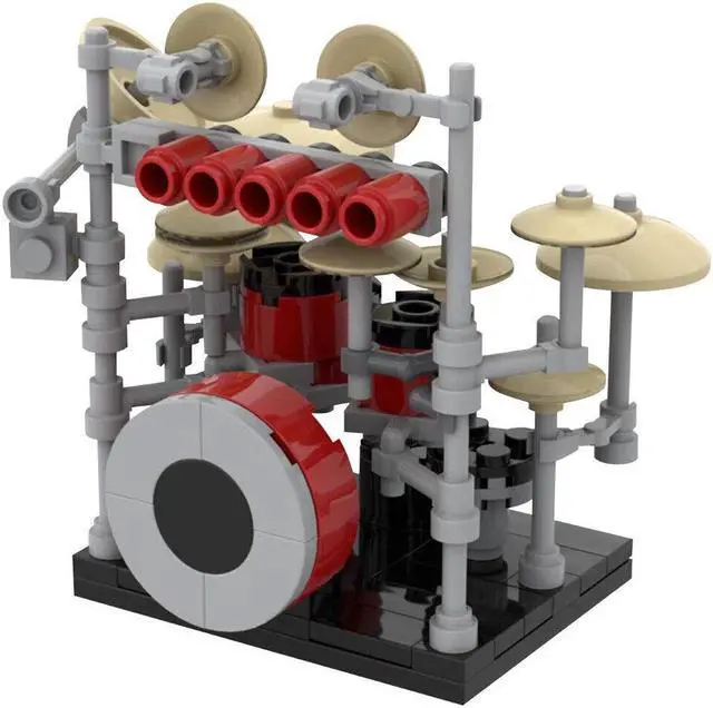 Main image of ZITIANYOUBUILD MOC-24121 Drum Kit Model Building Kit 95 Pieces Creative Gift for Kids MOC
