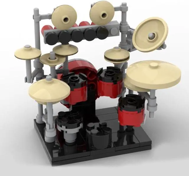 Alt view image 2 of 3 - ZITIANYOUBUILD MOC-24121 Drum Kit Model Building Kit 95 Pieces Creative Gift for Kids MOC