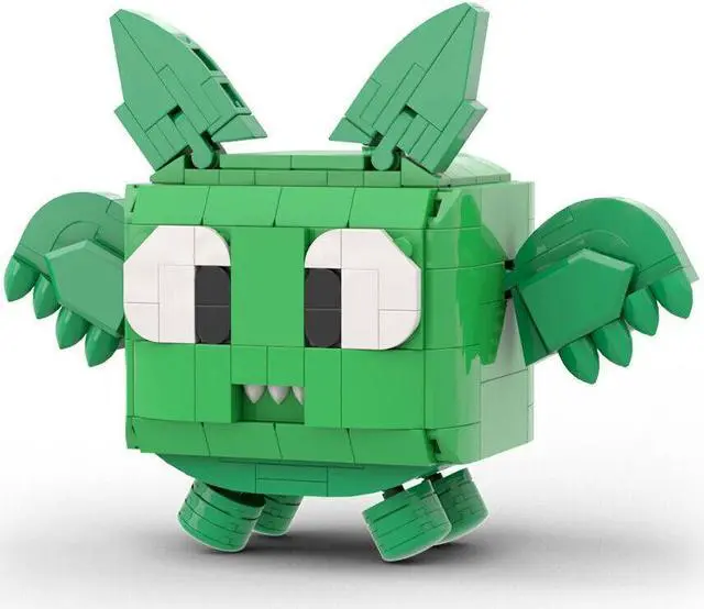 Main image of ZITIANYOUBUILD Green Pet Dragon Model from Video Game Gift for Kids 273 Pieces MOC