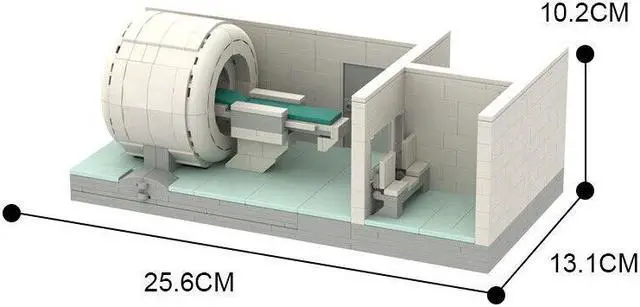 Alt view image 6 of 6 - ZITIANYOUBUILD MOC-103049 MRI Scanner Model Educational Toys Building Toys 520 Pieces MOC