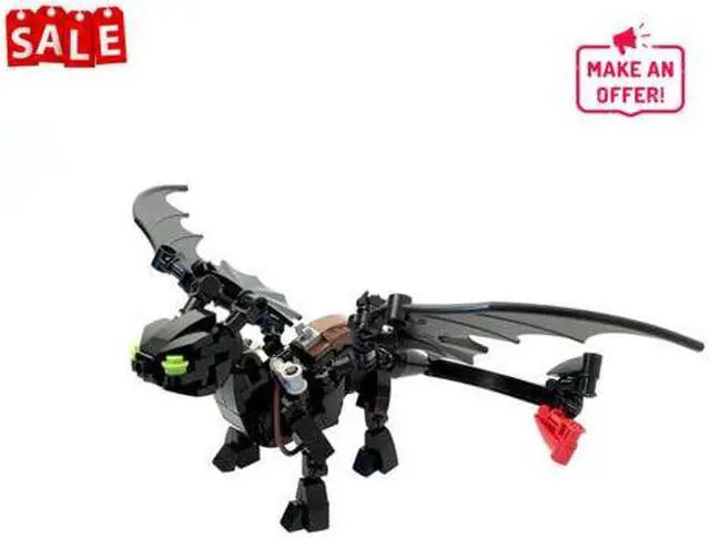 Main image of ZITIANYOUBUILD MOC-50197 Toothless Model Building Kit from Movie 174 Pieces Building Toys Set MOC