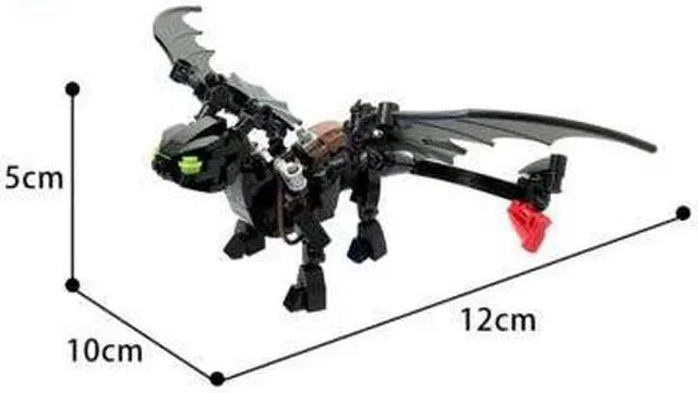 Alt view image 3 of 3 - ZITIANYOUBUILD MOC-50197 Toothless Model Building Kit from Movie 174 Pieces Building Toys Set MOC