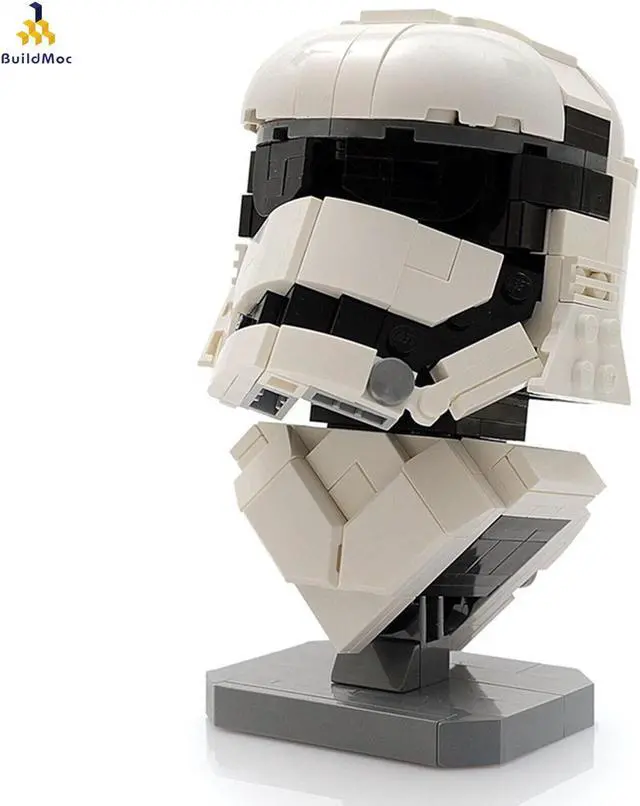 Main image of ZITIANYOUBUILD MOC-12875 Bucketheads Bust Fictional Soldier Helmet 269 Pieces from Movie MOC